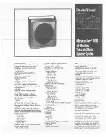 Electro-Voice Musicaster 100 Datasheet preview