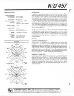 Preview for 2 page of Electro-Voice N/D457 Specification Sheet