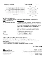 Предварительный просмотр 2 страницы Electro-Voice N/D468 Technical Specifications