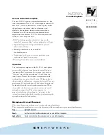 Electro-Voice N767a Specifications preview