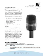 Electro-Voice N868 Specifications preview