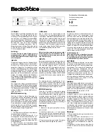 Предварительный просмотр 5 страницы Electro-Voice P 1202 Technical Specifications