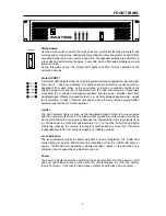 Предварительный просмотр 5 страницы Electro-Voice PA1250T Owner'S Manual