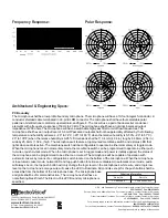 Preview for 4 page of Electro-Voice PC Boundary Specification Sheet