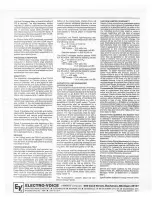 Предварительный просмотр 4 страницы Electro-Voice PI9415 Specification Sheet