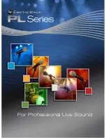 Electro-Voice PL Series Brochure & Specs предпросмотр