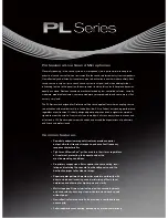 Preview for 2 page of Electro-Voice PL Series Brochure & Specs