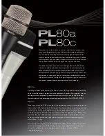 Preview for 8 page of Electro-Voice PL Series Brochure & Specs