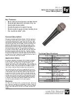 Electro-Voice PL44 Technical Specifications preview
