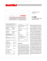 Предварительный просмотр 3 страницы Electro-Voice Plasma Series Service Manual