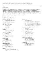 Preview for 2 page of Electro-Voice PolarChoice PC-12/XLR Technical Specifications