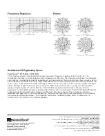 Preview for 4 page of Electro-Voice PolarChoice PC-12/XLR Technical Specifications