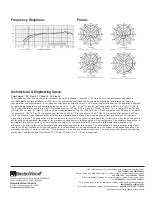 Preview for 4 page of Electro-Voice PolarChoice PC Plus-12 Specifications