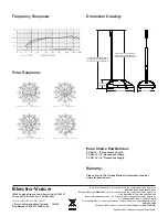 Предварительный просмотр 4 страницы Electro-Voice PolarChoice Satellite Series Manual