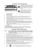 Предварительный просмотр 3 страницы Electro-Voice Precision CP 1200 Owner'S Manual