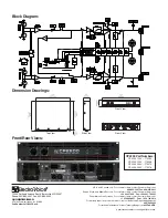 Предварительный просмотр 2 страницы Electro-Voice Precision CP2200 Specifications