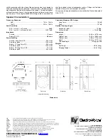 Предварительный просмотр 2 страницы Electro-Voice QRx 112/75 Specifications