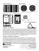 Предварительный просмотр 2 страницы Electro-Voice RE90B/BW Technical Specifications