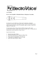 Electro-Voice REV-H User Manual предпросмотр