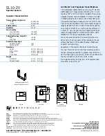 Preview for 2 page of Electro-Voice SL10-2V Brochure & Specs