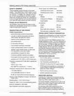 Предварительный просмотр 3 страницы Electro-Voice Sx300a Service Manual