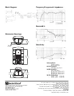 Предварительный просмотр 2 страницы Electro-Voice SxA100+ Specifications