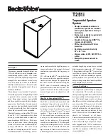 Preview for 1 page of Electro-Voice T251i Product Information