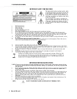 Предварительный просмотр 4 страницы Electro-Voice TG5 Owner'S Manual