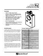 Предварительный просмотр 1 страницы Electro-Voice TS992M Technical Specifications