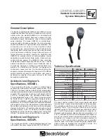 Electro-Voice US600EL Technical Specifications preview