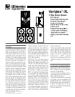 Preview for 1 page of Electro-Voice Variplex II XL Specifications