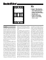 Preview for 1 page of Electro-Voice X-Array XB Specifications