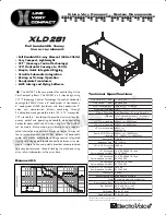 Preview for 4 page of Electro-Voice X Line Very Compact XLD-281 Brochure & Specs