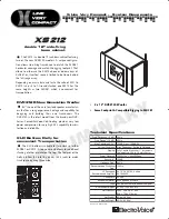 Preview for 6 page of Electro-Voice X Line Very Compact XLD-281 Brochure & Specs