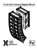 Предварительный просмотр 1 страницы Electro-Voice X-Line Very Compact Rigging Manual