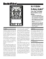 Preview for 1 page of Electro-Voice Xi-1153/64 Instructions Manual