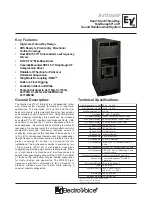 Preview for 1 page of Electro-Voice Xi Series Xi-2153A/64F Technical Specifications