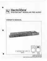 Electro-Voice Xp200A Owner'S Manual предпросмотр