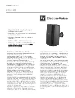 Electro-Voice Zx1i-90 Manual предпросмотр