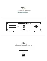 Предварительный просмотр 1 страницы ELECTROCOMPANIET ECI 6 Owner'S Manual