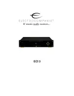 Предварительный просмотр 1 страницы ELECTROCOMPANIET ECI3 User Manual