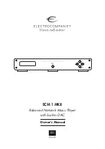 ELECTROCOMPANIET ECM 1 MKII Owner'S Manual preview