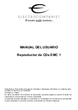 Preview for 17 page of ELECTROCOMPANIET EMC 1 Owner'S Manual