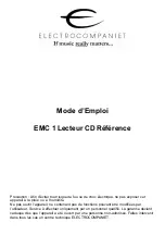 Preview for 31 page of ELECTROCOMPANIET EMC 1 Owner'S Manual