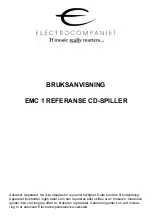 Preview for 58 page of ELECTROCOMPANIET EMC 1 Owner'S Manual