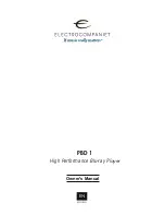 ELECTROCOMPANIET EMP 3 Owner'S Manual preview