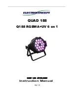 Electroconcept QUAD 188 Instruction Manual preview