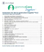 Предварительный просмотр 1 страницы ElectroCore gammaCore Sapphire SLC Instructions For Use Manual