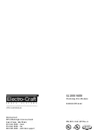 Preview for 120 page of ElectroCraft IQ 2000 Instruction Manual