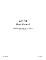 Electrodata ATS-5X User Manual предпросмотр